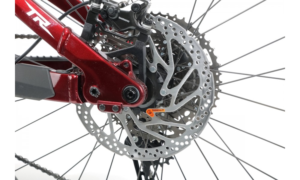 Rower elektryczny górski Lapierre Overvolt TR 6.7 - czerwony