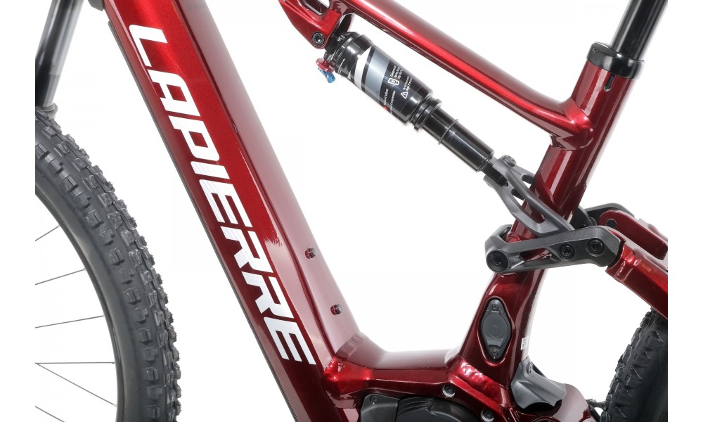 Rower elektryczny górski Lapierre Overvolt TR 6.7 - czerwony