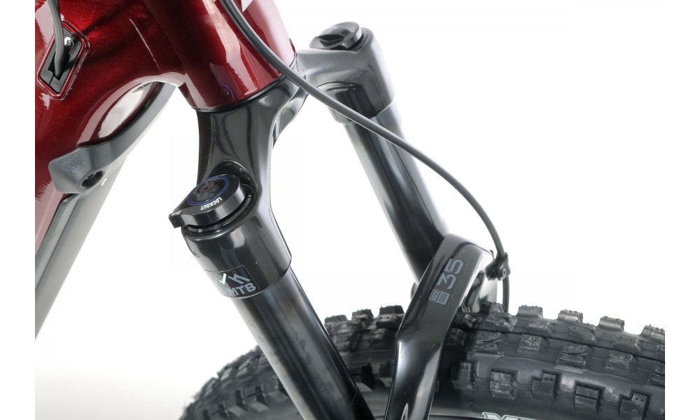 Rower elektryczny górski Lapierre Overvolt TR 6.7 - czerwony