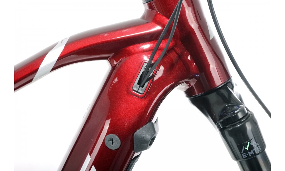 Rower elektryczny górski Lapierre Overvolt TR 6.7 - czerwony