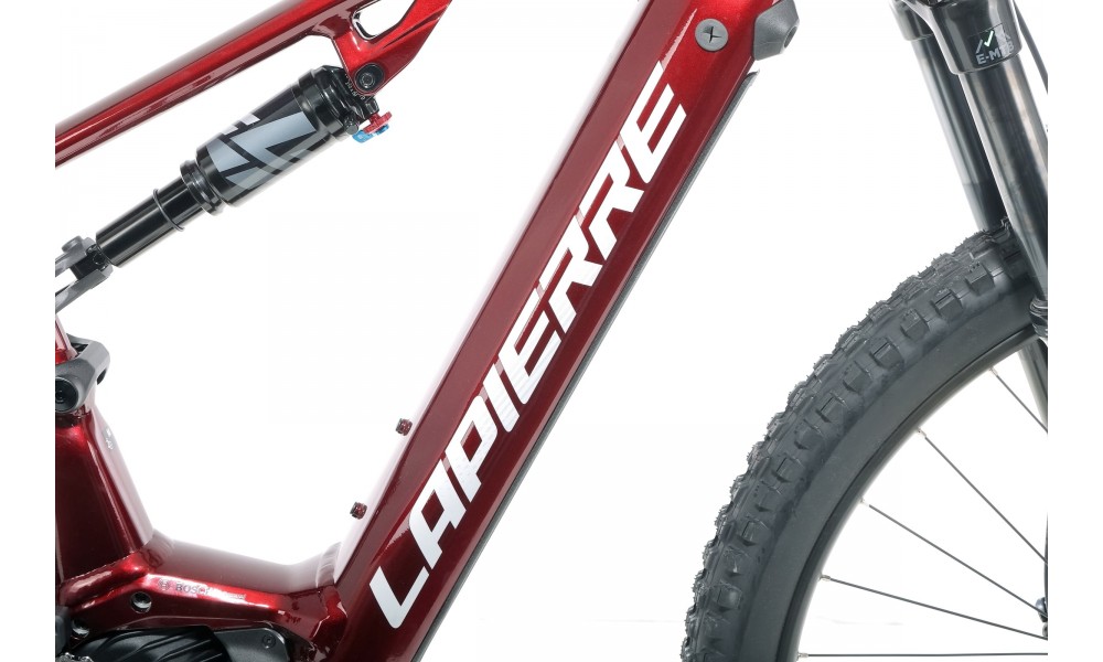 Rower elektryczny górski Lapierre Overvolt TR 6.7 - czerwony