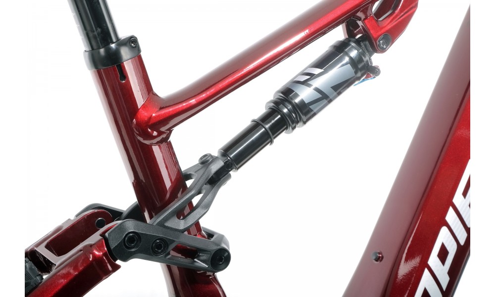 Rower elektryczny górski Lapierre Overvolt TR 6.7 - czerwony