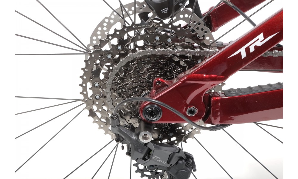 Rower elektryczny górski Lapierre Overvolt TR 6.7 - czerwony