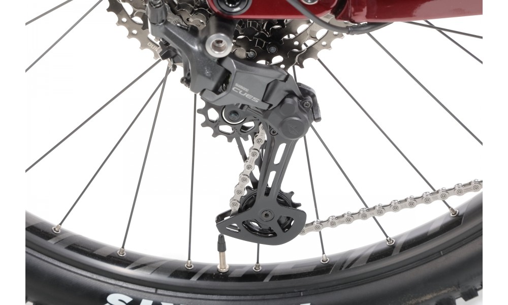 Rower elektryczny górski Lapierre Overvolt TR 6.7 - czerwony