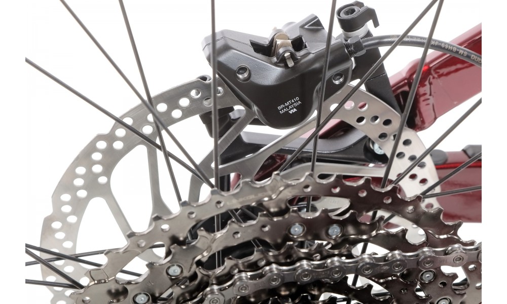 Rower elektryczny górski Lapierre Overvolt TR 6.7 - czerwony