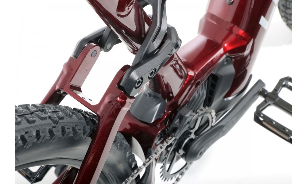 Rower elektryczny górski Lapierre Overvolt TR 6.7 - czerwony