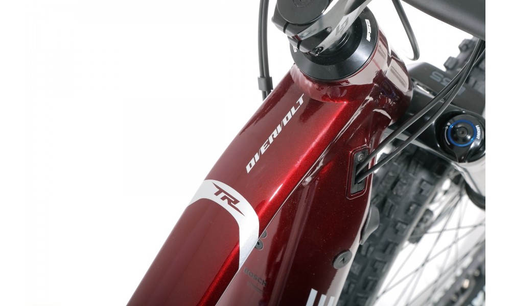 Rower elektryczny górski Lapierre Overvolt TR 6.7 - czerwony