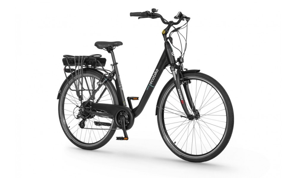 Rower miejski elektryczny Ecobike Traffic 14,5Ah - czarny