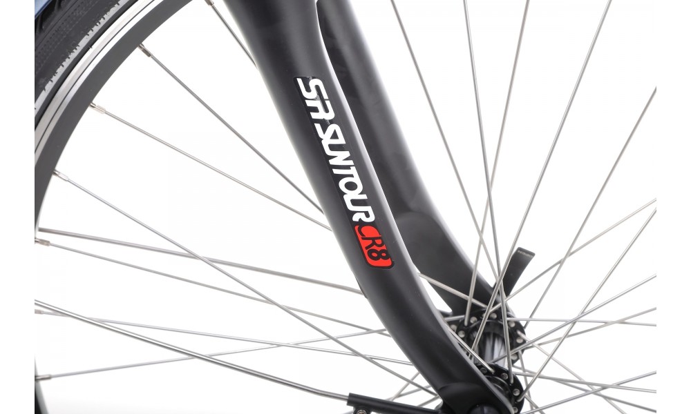 Rower miejski elektryczny Ecobike Traffic 14,5Ah - czarny