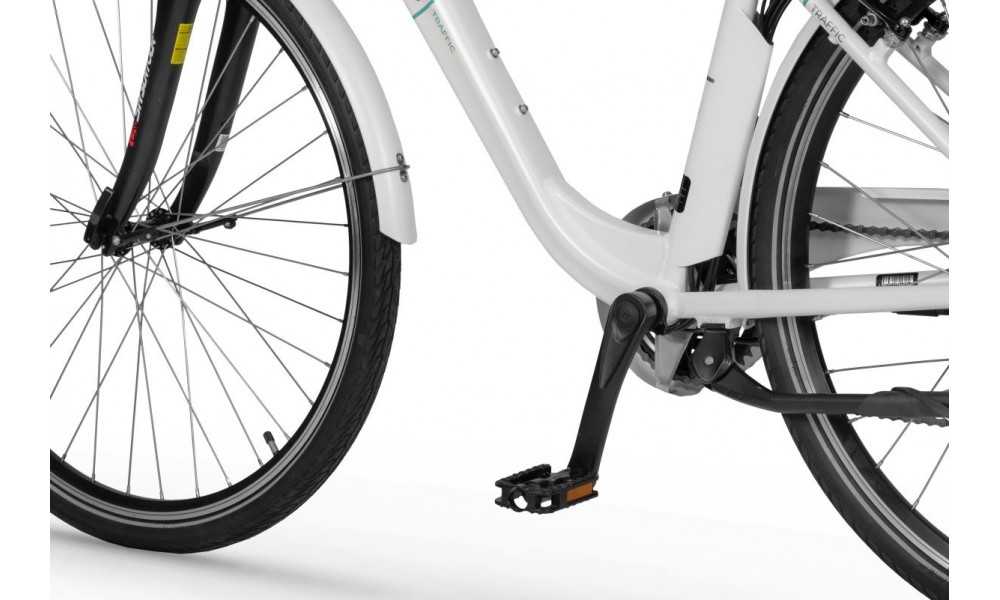 Rower miejski elektryczny Ecobike Traffic 14,5Ah - biały