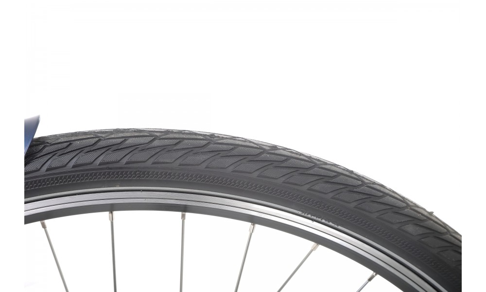 Rower miejski elektryczny Ecobike Traffic 14,5Ah - niebieski