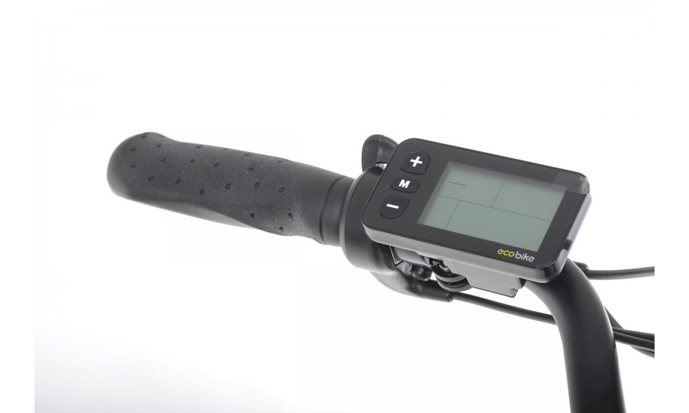 Rower miejski elektryczny Ecobike Traffic 14,5Ah - niebieski