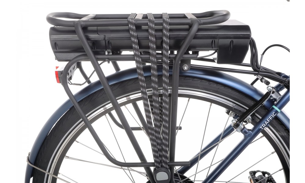 Rower miejski elektryczny Ecobike Traffic 14,5Ah - niebieski