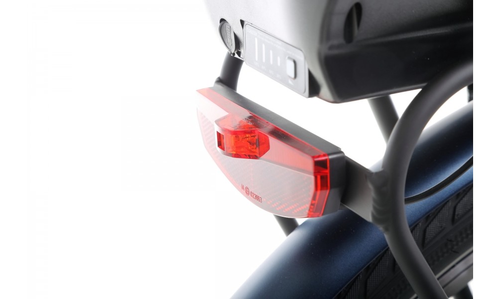 Rower miejski elektryczny Ecobike Traffic 14,5Ah - niebieski