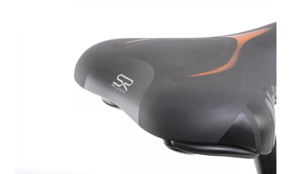 Rower miejski elektryczny Ecobike Traffic 14,5Ah - niebieski