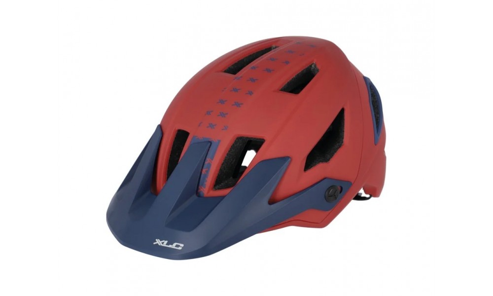 Kask XLC Enduro BH-C31 - czerwony-niebieski