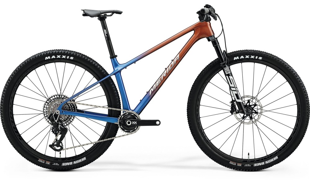 Rower górski Merida Big Nine 10K 2024 - brązowy-srebrny