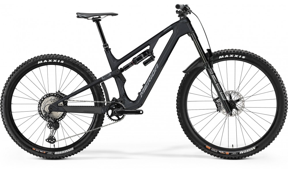 Rower górski Merida One Sixty 6000 2024 - czarno-srebrny