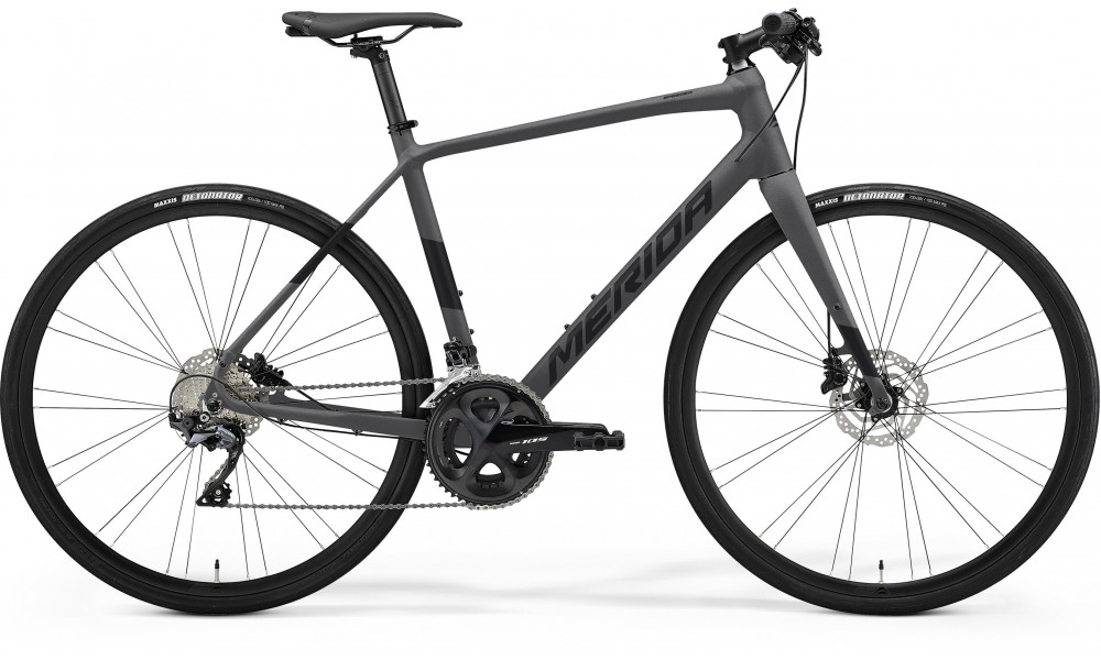 Rower fitness Merida Speeder 400 2024 - srebrno-czarny