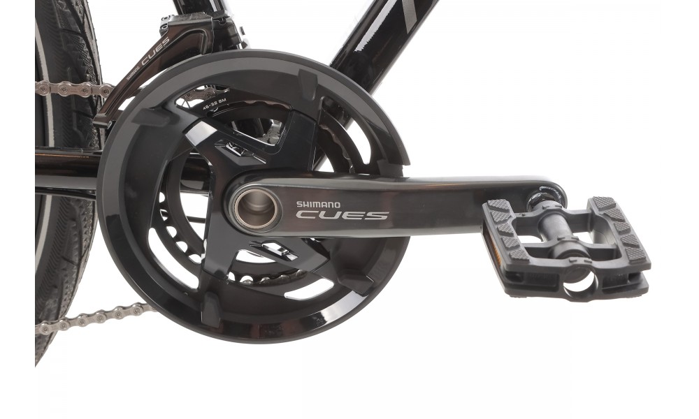 Rower crossowy Merida Crossway 700 2024 - czarno-srebrny