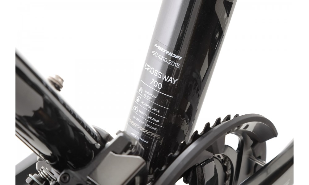 Rower crossowy Merida Crossway 700 2024 - czarno-srebrny