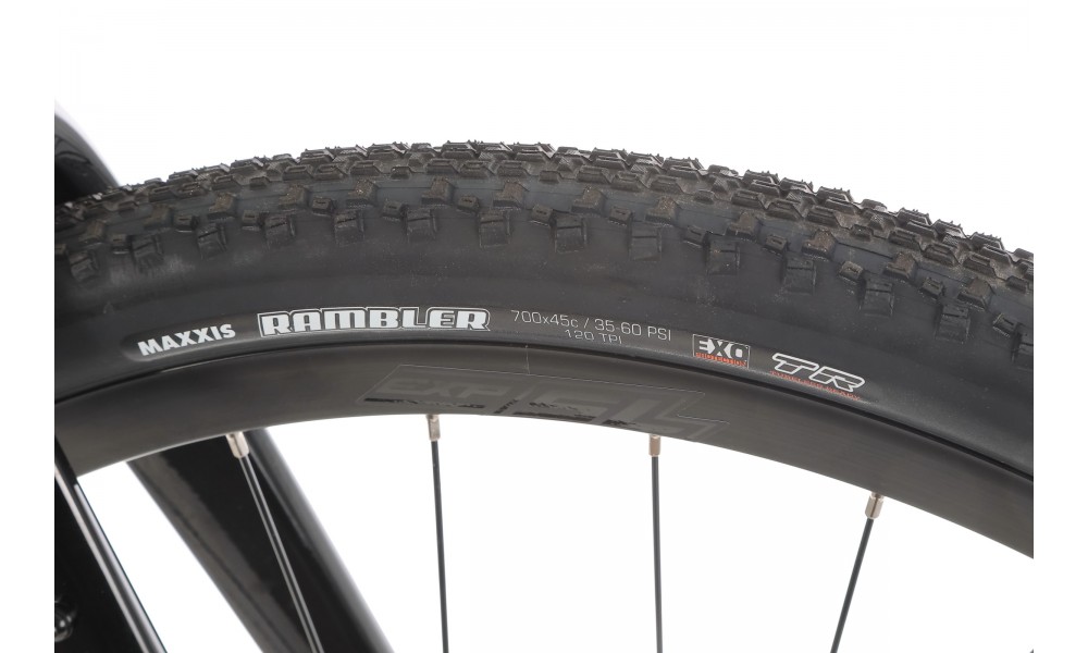 Rower gravel Merida Silex 400 2024 - czarno-srebrny