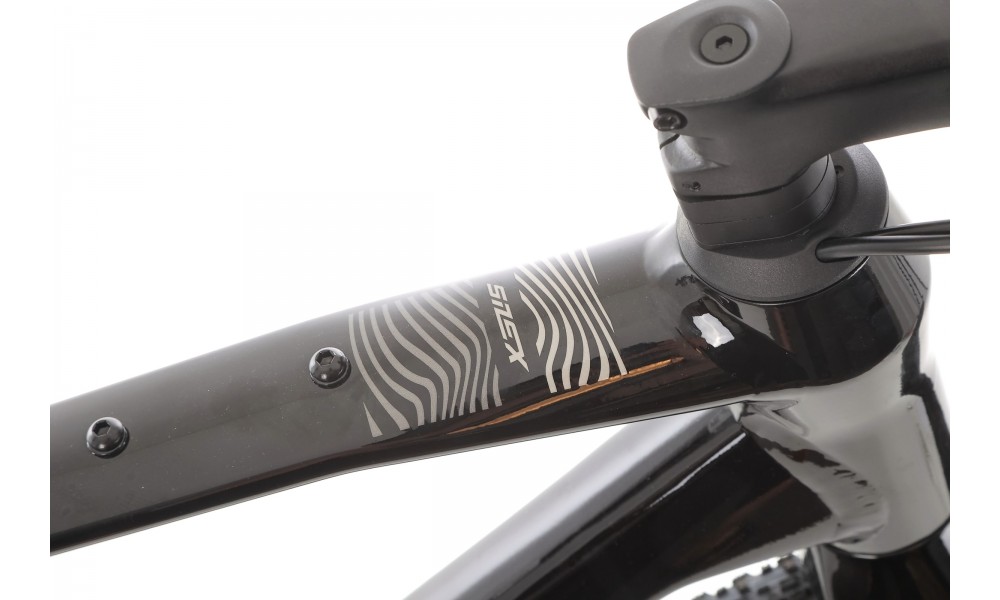 Rower gravel Merida Silex 400 2024 - czarno-srebrny