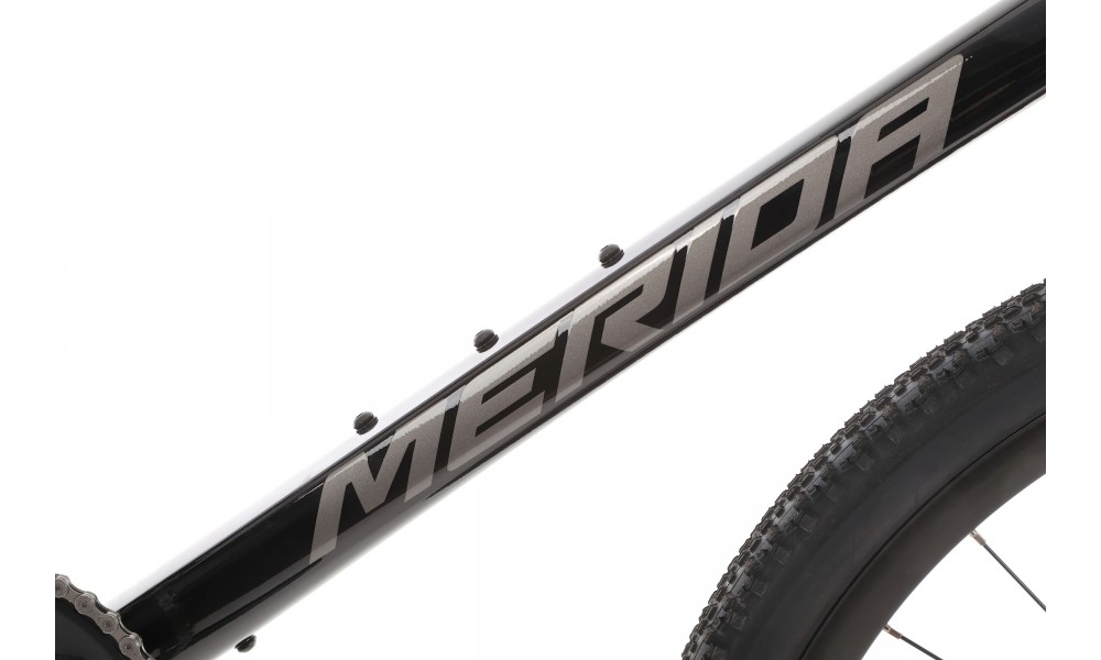 Rower gravel Merida Silex 400 2024 - czarno-srebrny