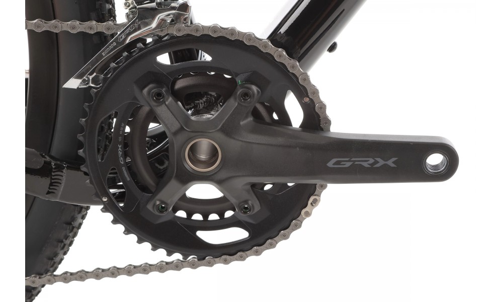 Rower gravel Merida Silex 400 2024 - czarno-srebrny