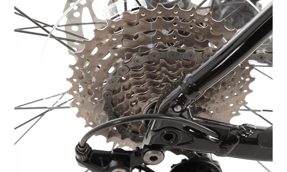 Rower gravel Merida Silex 400 2024 - czarno-srebrny