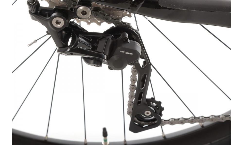 Rower gravel Merida Silex 400 2024 - czarno-srebrny