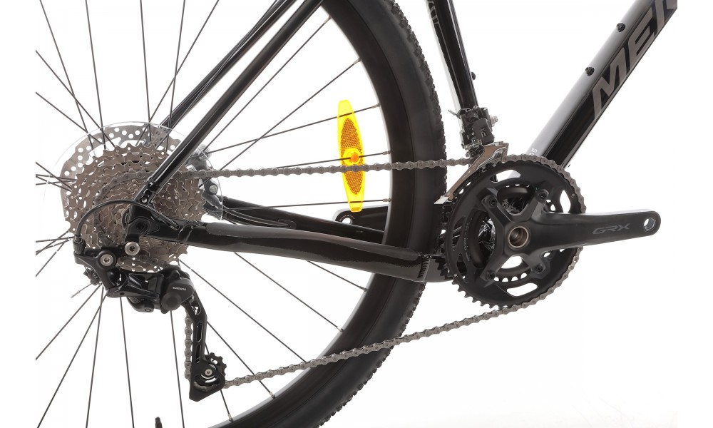 Rower gravel Merida Silex 400 2024 - czarno-srebrny