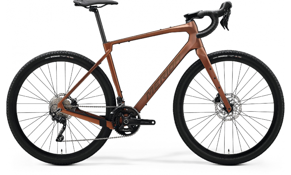 Rower gravel Merida Silex 4000 2024 - brązowy-złoty