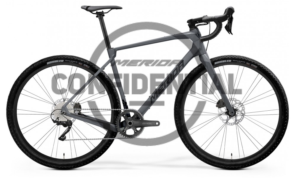 Rower gravel Merida Silex 7000 2024 - szaro-czarny