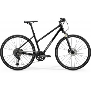 Rower crossowy Merida Crossway 700 Lady 2024 - czarno-srebrny 1