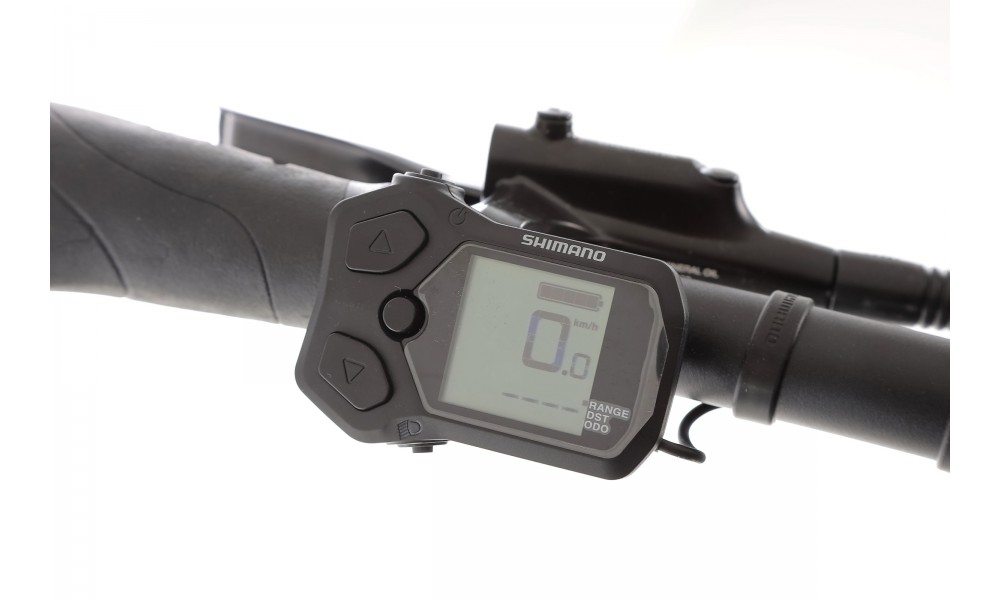 Rower trekkingowy elektryczny Merida eBig Tour 400 EQ 2024 - szaro-czarny