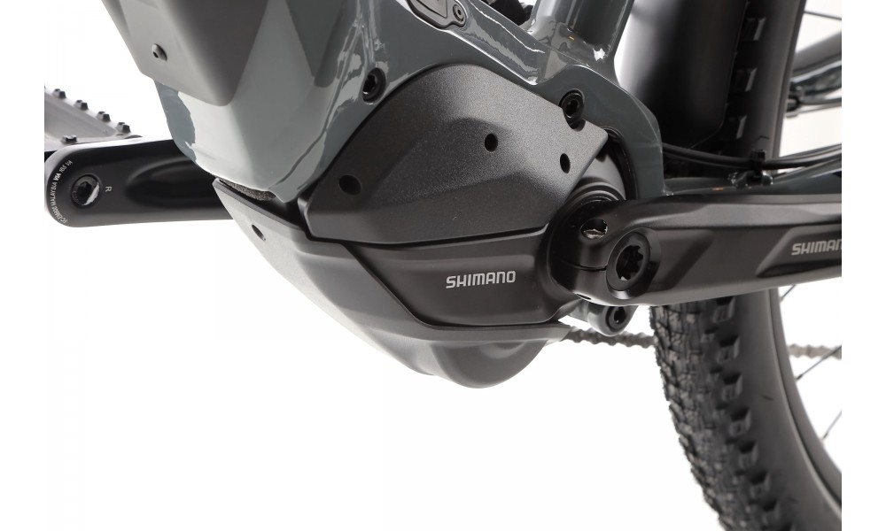 Rower trekkingowy elektryczny Merida eBig Tour 400 EQ 2024 - szaro-czarny