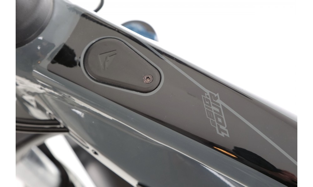 Rower trekkingowy elektryczny Merida eBig Tour 400 EQ 2024 - szaro-czarny