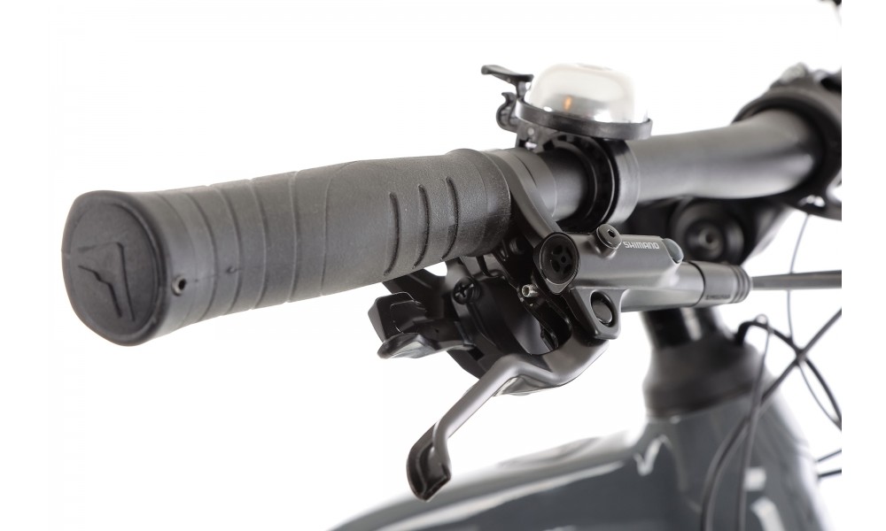 Rower trekkingowy elektryczny Merida eBig Tour 400 EQ 2024 - szaro-czarny