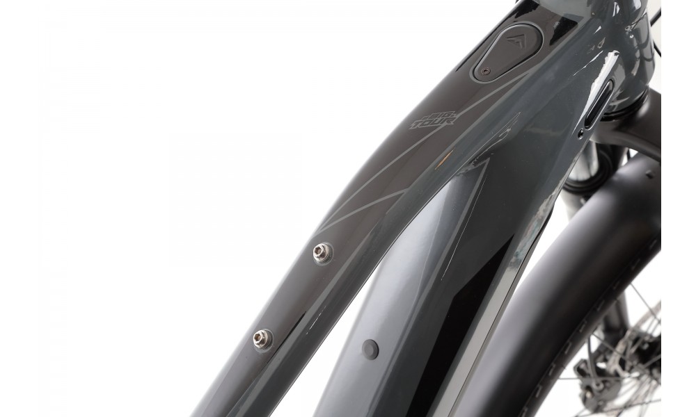 Rower trekkingowy elektryczny Merida eBig Tour 400 EQ 2024 - szaro-czarny