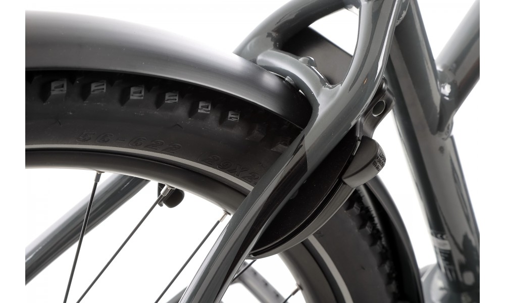 Rower trekkingowy elektryczny Merida eBig Tour 400 EQ 2024 - szaro-czarny