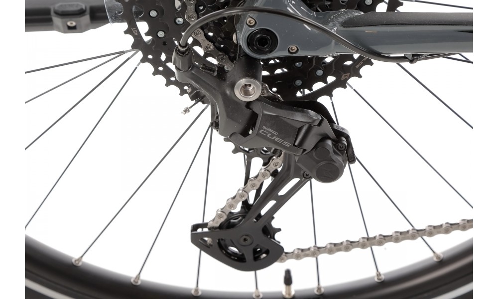 Rower trekkingowy elektryczny Merida eBig Tour 400 EQ 2024 - szaro-czarny