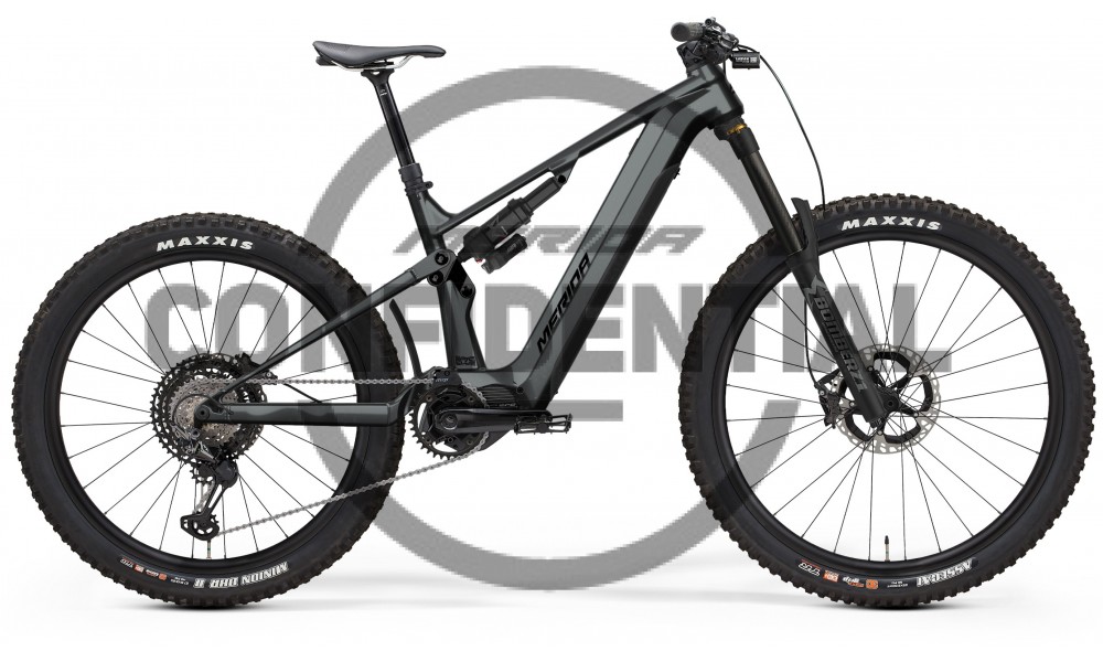 Rower górski elektryczny Merida eOne Sixty 675 2024 - szary-czarny