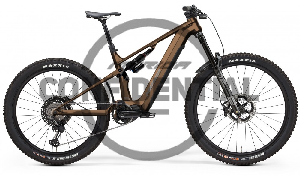 Rower górski elektryczny Merida eOne Sixty 875 2024 - złoto-szary