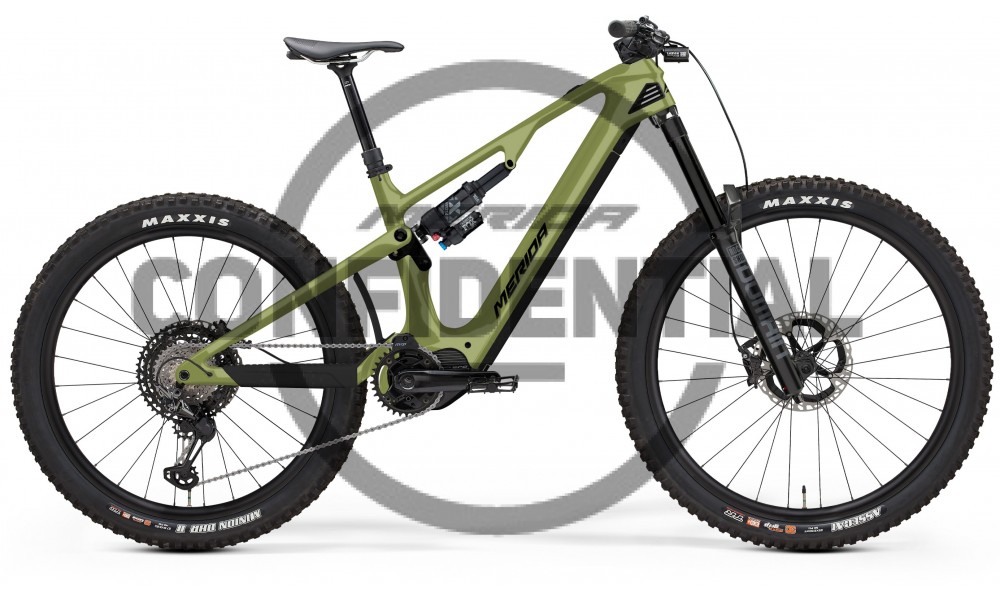 Rower górski elektryczny Merida eOne Sixty 6000 2024 - zielony-czarny