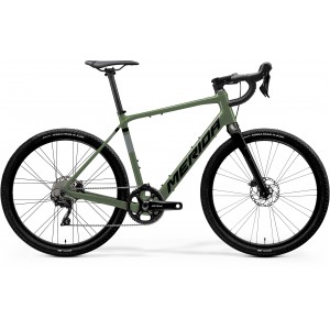 Rower gravel elektryczny Merida eSilex+ 600 2024 - zielony-czarny 1