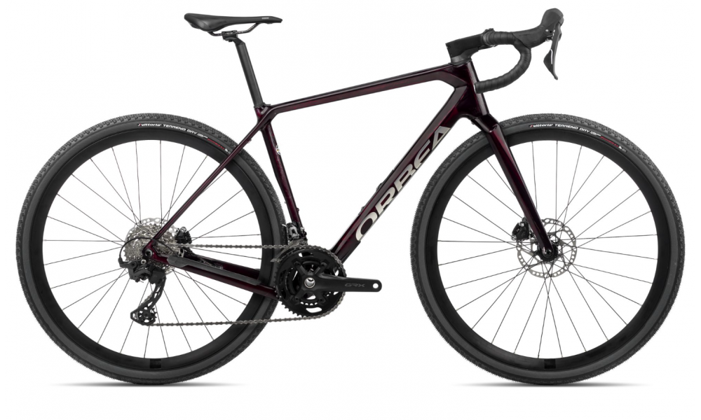 Rower gravel Orbea Terra M30 Team 2024 - bordowy