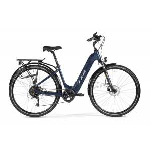 Rower miejski elektryczny M-Bike eCity 828.2 Lady - niebieski 1