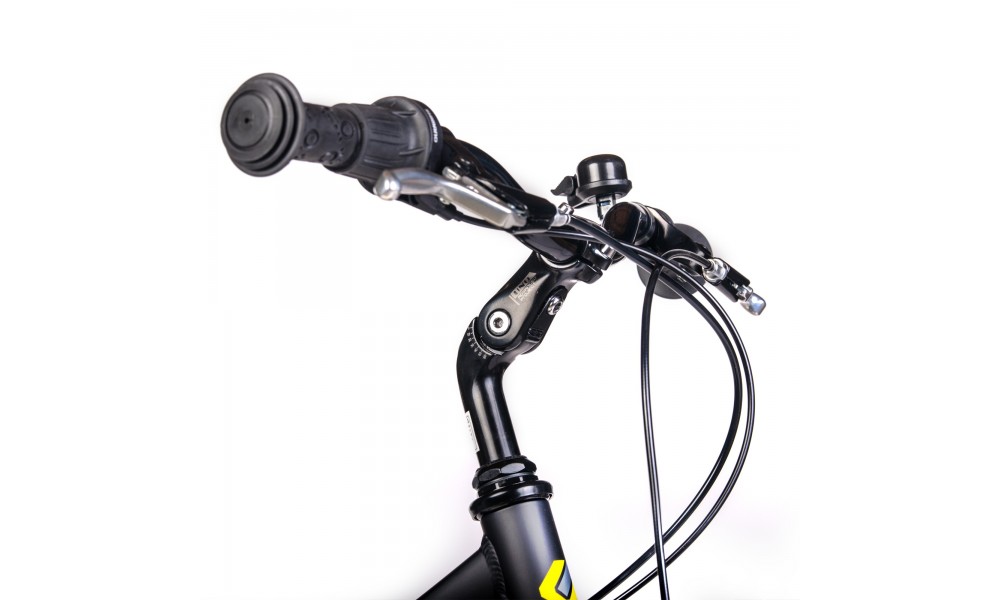 Rower dziecięcy Unibike Pilot 2024 - czarno-żółty