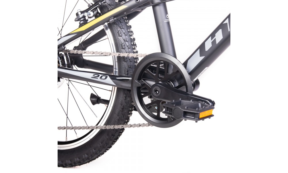 Rower dziecięcy Unibike Pilot 2024 - czarno-żółty